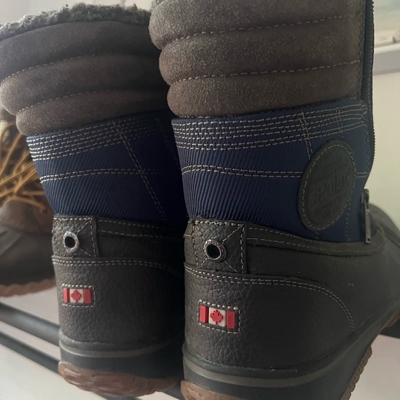 men’s Pajar winter boots navy grey red warm waterproof outdoors men’s hiker main image 5